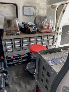 Interior-A Lenny Locksmith West Palm Beach Van Key Cutting Machines