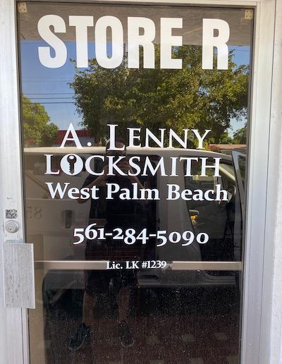 A Lenny Locksmith West palm Beach Store Door