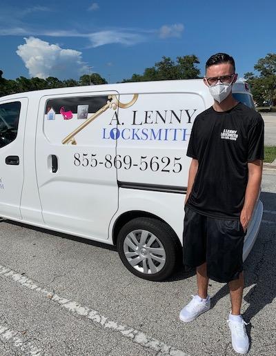 Anthony With A Lenny Locksmith Van