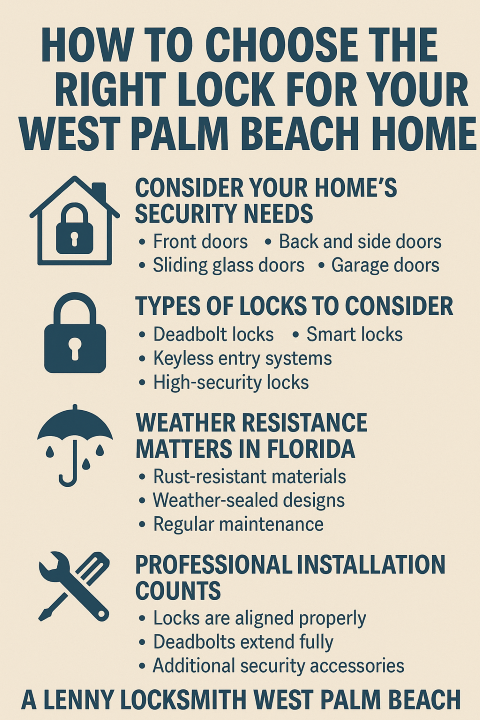 How to Choose the Right Lock for Your West Palm Beach Home