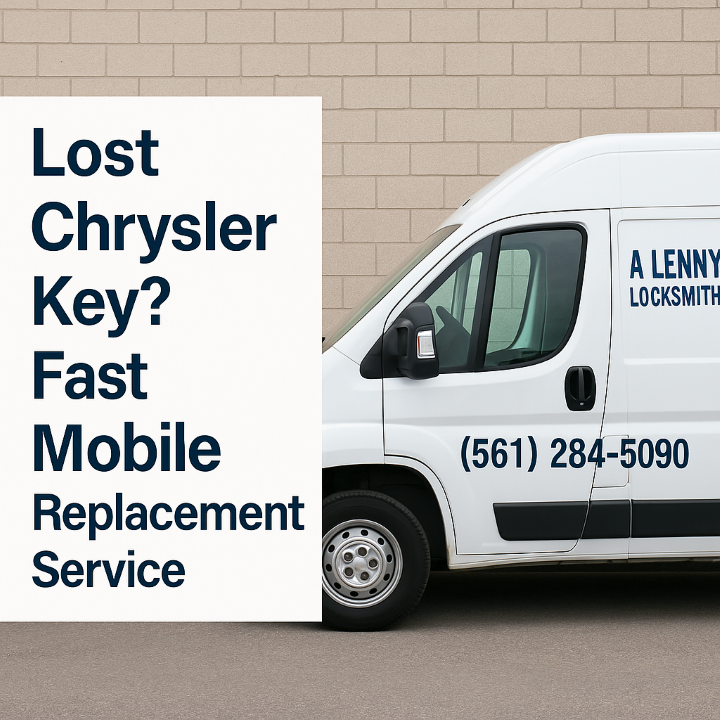 Lost Chrysler Key? Fast Mobile Replacement Service